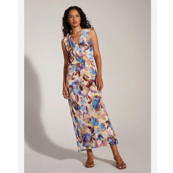 Favorite Daughter The Sleeveless Nita Dress Winter Bloom - Picture 1 of 10